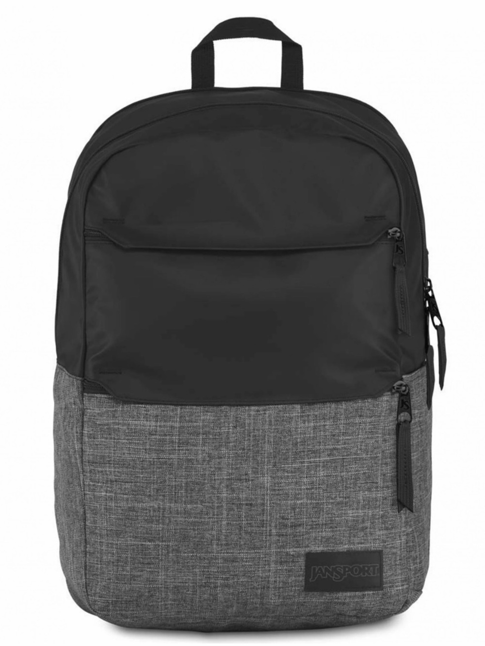 Jansport Ripley Two-Tone Black‎ and Light Gray Backpack